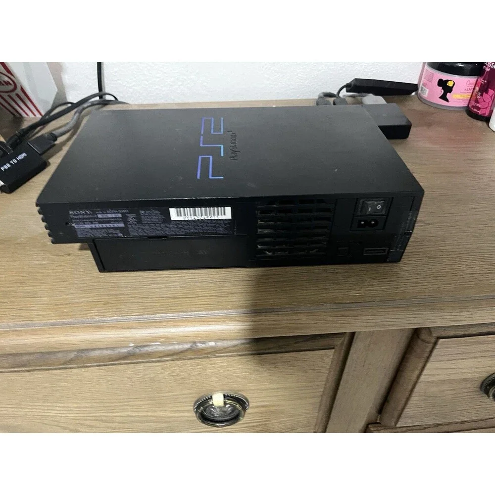Sony Playstation 2 PS2 Fat Console SCPH-30001 w/ Power Cable And Control TESTED